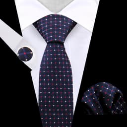 Business Tie For Men Set Necktie Cufflink Classic Handkerchief Suit For Wedding High Quality Stripe Tie Set Formal Gravata Gift