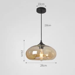 Modern Glass Pendant Lights for Restaurant Bar Shop Nordic Indoor Pendant Lamps Decoration Lighting Colorful Hanglamp