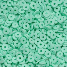 350Pcs/Lot 6mm Flat Round Polymer Clay Beads Loose Spacer Beads for Jewelry Making DIY Needlework Bracelet Necklace Earrings