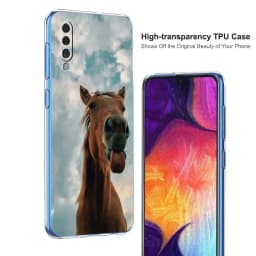 Phone Case For Samsung A26 A36 A56 A54 A52 A50 A70 A40 A20S A20E A12 A14 A16 A22 A24 A42 A34 A32 5G A04s A06 Cover Horse Animal
