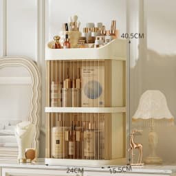 Cosmetics Storage Box Large Capacity Dressing Table Skin Care Products Storage Rack Drawer Type Organizer Desktop Dust Storage