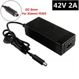 36V 2A Lithium Battery Charger For 42V 2A 10Series Li-ion Battery Pack Silent Charger DC 5.5*2.1MM Connector 3P GX12 Plug DC 8MM