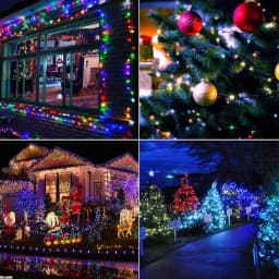 10M-100M Green Wire String Lights Outdoor LED Fairy Lights Christmas Garland For New Year Party Christmas Tree Garden Decoration