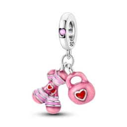 925 Sterling Silver Pink Series Charms Bow Tie Girl Cake Princess Beads Pendant Fit Original Bracelet DIY Jewelry Gift For Woman