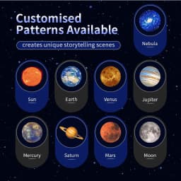 USB Projector Light Halloween Moon Lamp Christmas Holiday Night Light Rotatable Scenes Projector for Wall Ceiling Decor Lighting