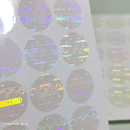 100pcs 15mm Transparent Hologram Sticker Security Seal Clear Holographic Universal SECURE GENUINE ORIGINAL AUTHENTIC VALID