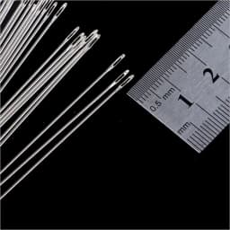 50pcs Tools Beading Needles Threading Cord Tool Mini Size Graver Jewelry Threading Metal Tools 0.45x55mm Crochet