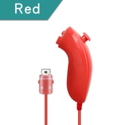 5 Colors Wired Nunchuck For Nintendo Wii Game Controller Hand Curved Game Handle Controller Nunchuk For Wii Gamepad Accessories
