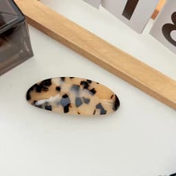 French Retro and Elegant Hair Clips - Retro Low Ponytail Clips, Oval-Shaped, Perfect for Both Casual and Formal Hairstyles