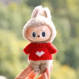 17cm Mini Plush Doll'S Clothes Outfit Accessories For Korea Kpop Exo Labubu Idol V1 V2 sweater winter change Clothing Gift