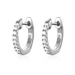 Gold Silver Color Simple Huggies Full Rainbow Zircon Hoops Earring for Women Fashion Drops Piercing Pendiente Ohrringe Jewelry