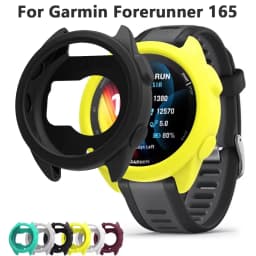 Watch Case for Garmin Forerunner 165 Smartwatch Protective Shell cover Soft Silicone Screen Protector Case Cover Accessories