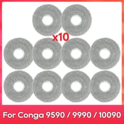 Fit For ( Conga 9590 / 9990 / 10090 AI Spin Revolution Ultra Power Home ) Main Side Brush Filter Mop Dust Bag Part Accessory