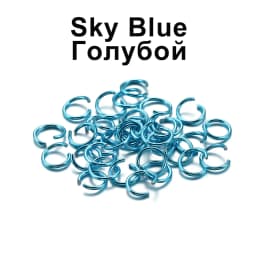 300pcs/lot 6 8 10 mm Metal Colorful Single Loops Open Jump Rings Split Rings Connectors For DIY Jewelry Making Findings Supplies