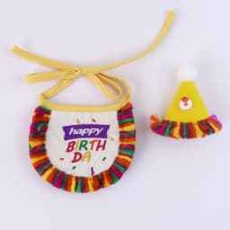 Pet Birthday Scarf Cute Delicate Lace Bib, Cat & Dog Birthday Party Celebration Prevent Saliva Towel