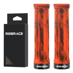 1Pair MTB Grips TPR Rubber Ergonomic Comfortable Mountain Bike Handlebar Grips Anti-Skid Shock-Absorbing Bicycle Handlebar Cover