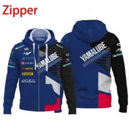 Yamaha M1 Racing Suit Men's 3D Printed Motorcycle Hoodie Extreme Sports & Riding Gear