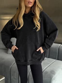 Wolfeel Women's Hooded Sweatshirt Set Long Sleeved Pullover Hooded Sweatshirt Loose Fit Casual Spring and Autumn Sportswear
