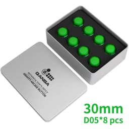 Qanba Gravity KS Mechanical Shafts Silent Pushbutton 24mm/30mm Arcade Button Snap-in (Boxed)