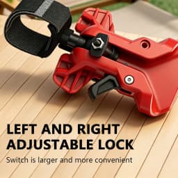 1/2 Pcs New Electric Drill Quick Release Clamp Belt Holster Holder 70g High Strength ABS for Power Tool Waist Waistband Clip Red
