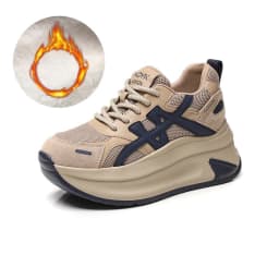 New Arrival 2026 Spring Chunky Sneakers Women's Thick Bottom Casual Mesh Shoes 8CM High Platform Breathable Sports Dad Shoes