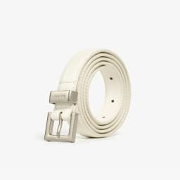 BEAUTODAY Casual Belts Women Cow Split Solid Color Square Buckle Ladies Modern Style Jeans Dress Accessories Waistband 91099