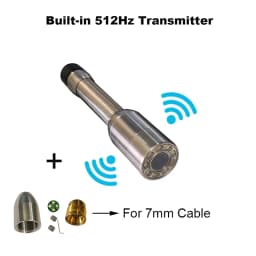 512Hz Transmitter IP68 304 23mm Camera Head Waterproof Industrial Pipe Drain Sewer Inspection Endoscope Camera Accessory