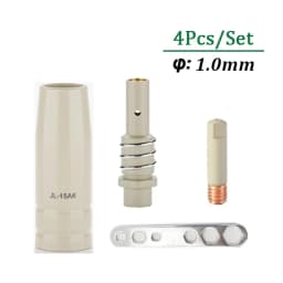 MB-15AK 15ak Coating Protection Anti-stick Gas Nozzle Holder Contact Tips 0.8/1.0/1.2mm Mig MAG Welding Torch Accessoriess