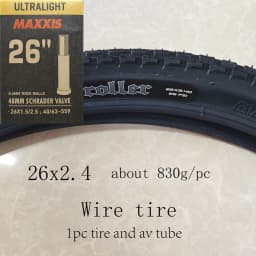 1pc MAXXIS 26 Holy Roller 26*2.4 26*2.2 24*2.4 BMX Bicycle Tire Street Chocolate Tread Climbing Steel Wire Tyre Bike Tire