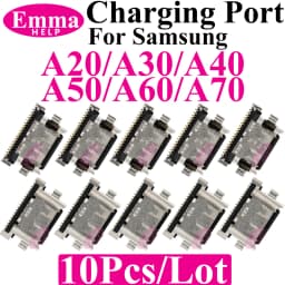 10Pcs USB Charger Charging Port Dock Connector Origianl For Samsung A52 A72 A53 A35 A55 A33 A32 A23 A13 A34 A25 A52s A04 A05 A15