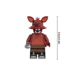 Cute Cartoon Game Figure Bricks Freddy Bonnie Chica Miniatures Kawaii Bonnie Bear Desktop Ornament Birthday Party Favors Gift