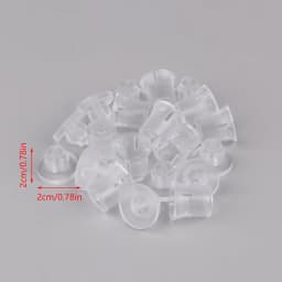 10PCS PC Translucent Advertising Nail Glass Nail Bracket Invisible Plastic Screw Frosted Screw
