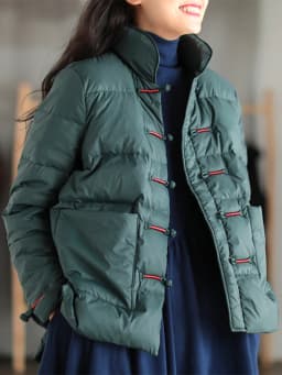 Lagabogy 2025 New Winter Warm White Duck Down Coat Women Vintage Slim Short Jacket Autumn Female Embroidery Casual Basic Parkas
