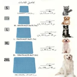 Summer Pet Ice Pad Cool Sleeping Mat Breathable Ice Silk Washable Pet Bed Durable Dog Cat Cushion Pet Supplies for Home Outdoor
