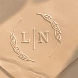 Customize Embossing Stamp Wedding Monogram Embosser Stamp, Personalized 2 Initials Embosser Stamp, Wedding Gift, Hand Held Embos
