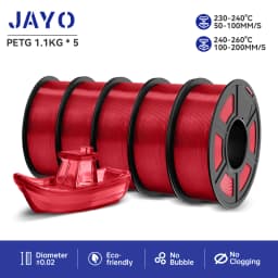 JAYO PETG 3D Printer Filament PETG Jayo Filament No Bubbles No Drawing Smooth Multiple Colors 3D Printer Accessories 1.1kg/Roll