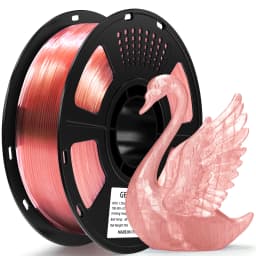 GEEETECH Strong PETG 3D Filament 1.75mm 1kg – High Toughness Low Warping Clog-Free ±0.03mm Vacuum Sealed Spool for Creality Bamb