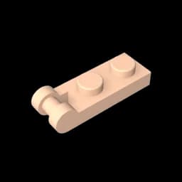 MOC PARTS Bricks GDS-646 PLATE 1X2 W/SHAFT 3.2 compatible with lego 60478 children's toys Assembles Building Blocks Technical