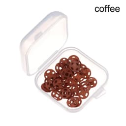 10/24PCS Tiny Metal Buckle Invisible Snap Mini Buttons Buckles for DIY Doll Clothes for 1/6 Doll Clothing Sewing Accessories