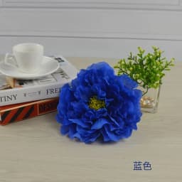 1pc 20CM Big Peony Flower Wedding Wrist Flower Wall Peony Head Dance Props Use Shooting Decoration Flower DIY
