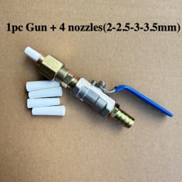 Valve Sandblasting Gun / Sand Spraying Air Tip / Sand Blaster Nozzle for 5 Gallon Sandblast Tanks