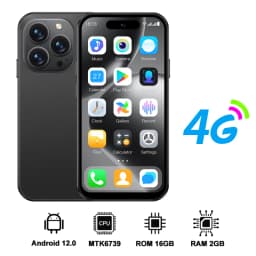 SERVO S16 Mini 4G LTE Smartphone Android 12 Dual SIM 16GB/64GB ROM Facial Unlock WiFi GPS Play Store Pocket Small Mobile Phone