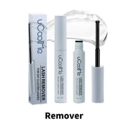 uCoolMe Lash Bond and Seal with Fast Glue Remover Strong Hold 150H Lashes Extension Waterproof and Long Lasting DIY Makeup Tool