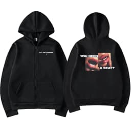 Hit Me Hard and Soft DID I BERAK YOUR HEART? Zipper Hoodies Men Women Clothing Pullovers Fashion Hip Hop Zip Up Sweatshirt Coats