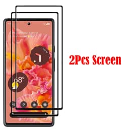 Full Cover Full Glue Tempered Glass For Google Pixel 6 6A Screen Protector Glass For Google Pixel 7 7A Camera Film