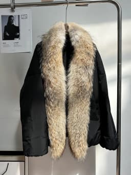 2025 New Winter Warm Goose Down Jackets Natural Real Fox Fur Collar Women Puffer Jackets Thick Coats Female Outwear