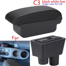 For Nissan Almera Armrest Box For Nissan Versa Rotatable Car Armrest storage Box Car Accessories Interior details Retrofit parts