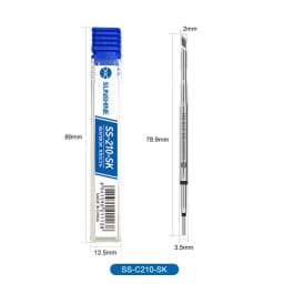 SUNSHINE C210 Series Integrated Soldering Iron Tips and Heating Core Efficient Heat Conduction Temperature Recovery for S210