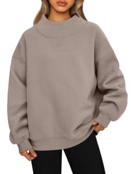Womens-Oversized-Mock-Neck-Sweatshirt-Shoulder-Cut-Out-Design-Solid-Color-Long-Sleeve-Autumn-Lazy-Fit-Casual-Commuter-Pullover-T