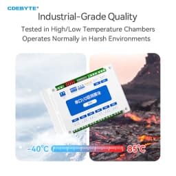 ModBus RTU Serial IO Module RS485 Interface AI DI DO 8 Digital Outputs Rail Installation 8~28VDC CDEBYTE MA01-AXCX4020